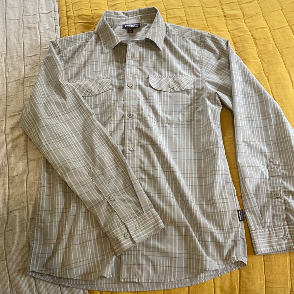 Patagonia Plaid Performance Button Up